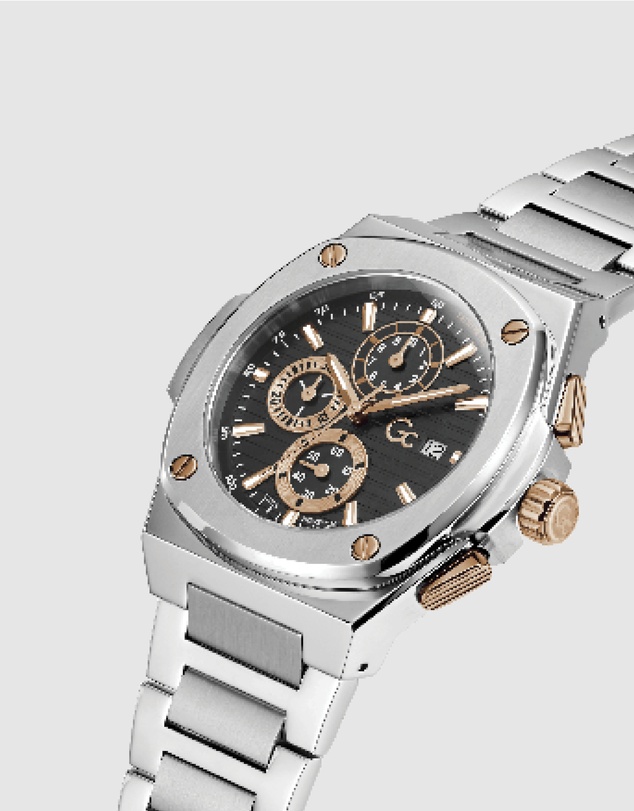 GC - Gc Coussin Shape Chrono Metal