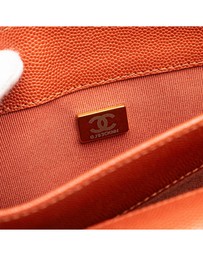 Pre-Loved by Azura Reborn - Pre-Loved Mini CC Quilted Caviar Messenger Single Flap