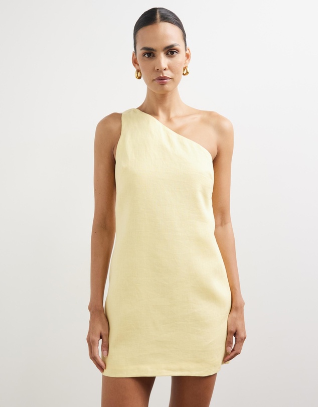 Revibe - Repaired Lover Alora One Shoulder Mini Dress - AU 12