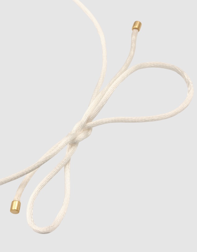 Haze & Glory - ICONIC EXCLUSIVE - Necklace Rainbow Shell Ribbon 925 Sterling Silver Gold-Plated