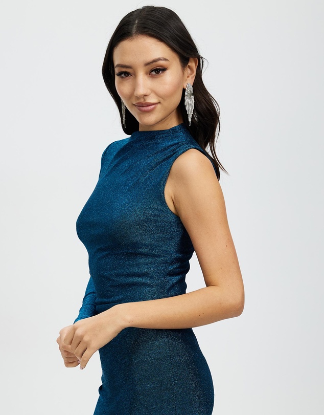 Romance by Honey and Beau - Farrah High Neck Maxi Dress