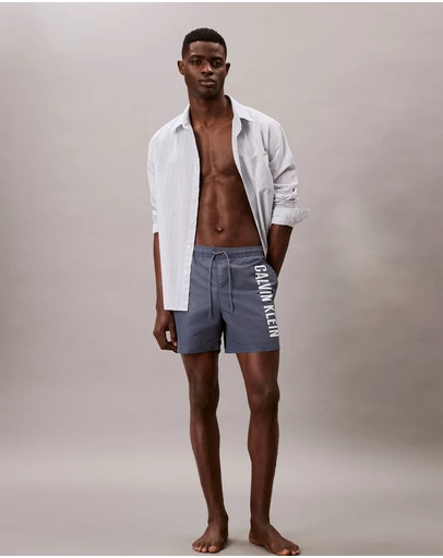 Calvin Klein - Intense Power Medium Drawstring Swim Shorts