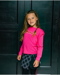 B.Nosy - Shoulder Pad Long Sleeve Tee - Kids-Teens