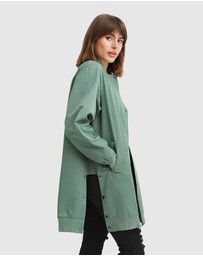 Belle & Bloom - Chasing You Long Bomber Jacket