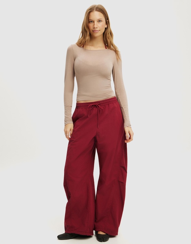 Cotton On Body Active - Active Sheer Boat Neck Long Sleeve