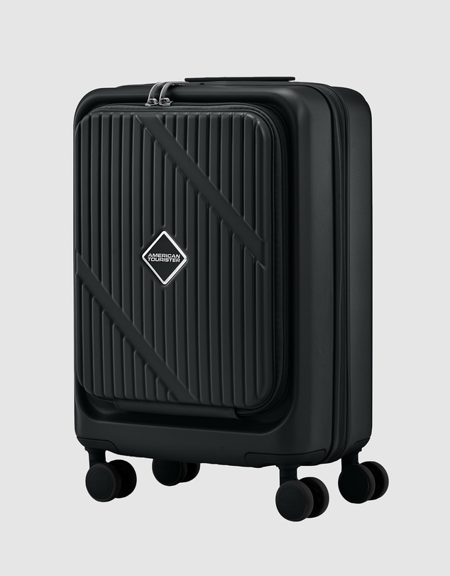 American Tourister - Velox Carry-On Small Suitcase 54cm Expandable Book-Opening