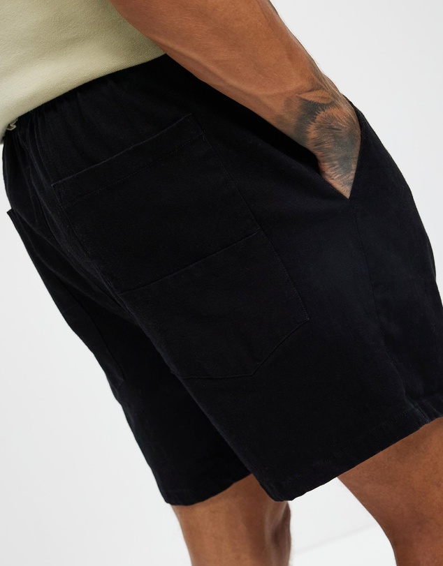Surrounded By Ghosts - The Natron Denim Drawstring Shorts