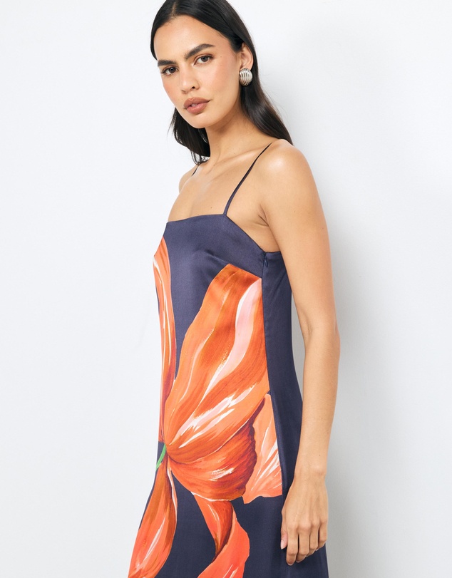 AERE - Neroli Scarf Maxi Dress