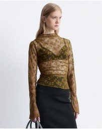 & Other Stories - Long-Sleeve Lace Top