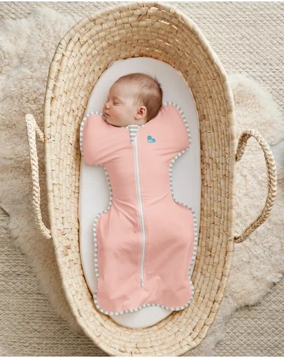 Love to Dream - Swaddle Up 1.0 TOG Stretch Cotton in Dusty Pink