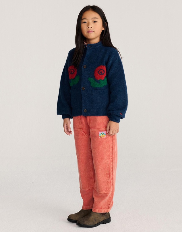 Bobo Choses - Stamp Bloom Cardigan - Babies-Teens