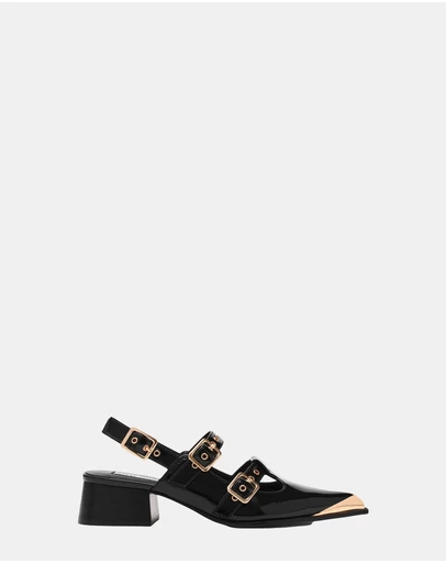 Steve Madden - Galactia Black Heels
