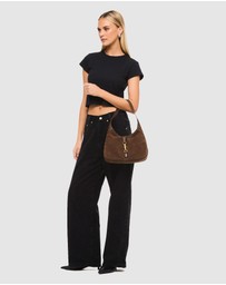 Nakedvice - The Amber Cocoa Suede Bag