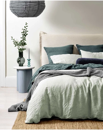 Aura Home - Emile Linen Quilt Cover