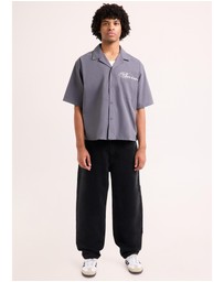 Black Noise White Rain - El Porter Short Sleeve Shirt