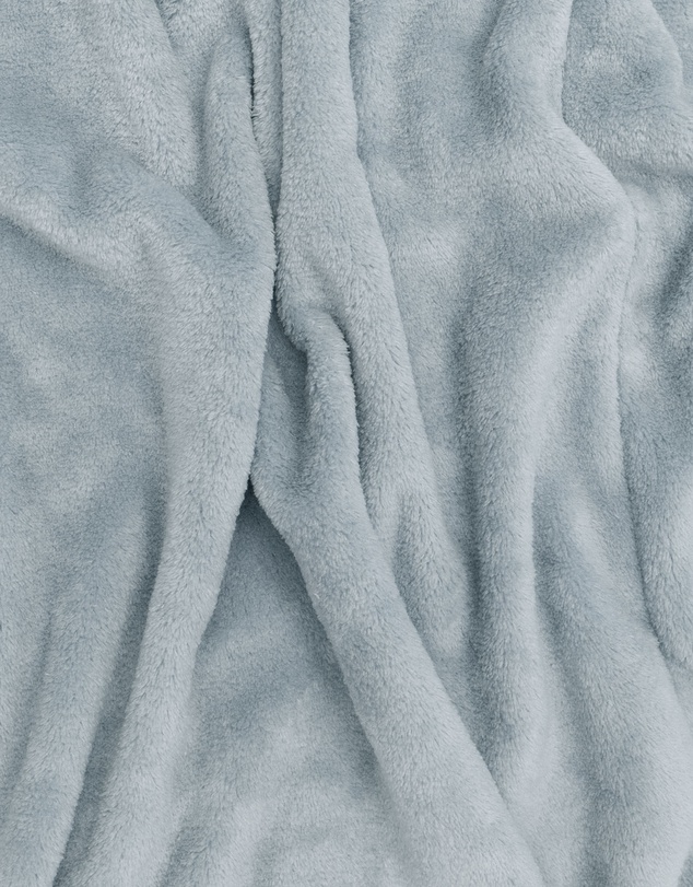 Bambury - Microplush Robe Steel Blue