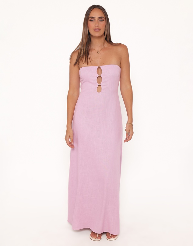 Petal & Pup - Bolton Strapless Maxi Dress - Lavender