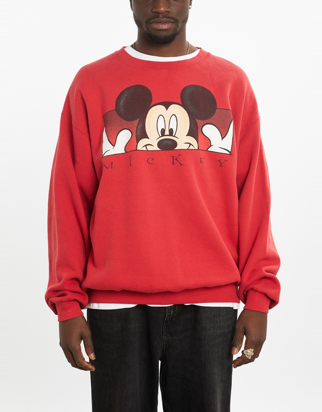 Vintage by The Real Deal - Pre Loved - Vintage 90s Disney Mickey Mouse Sweatshirt