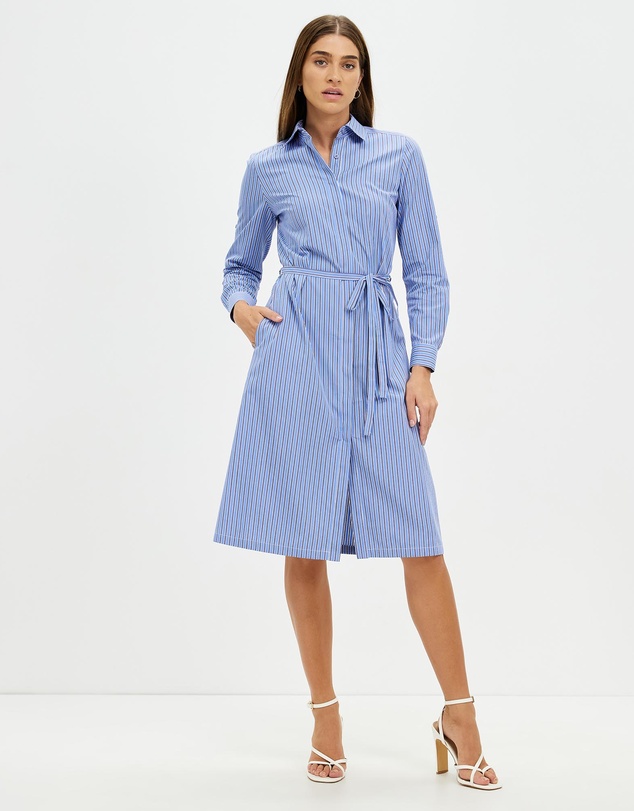 Farage - Olvia Double Stripe Shirt Dress