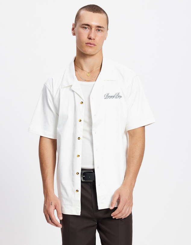 Bogey Boys - Micro Suede Button-Up Shirt
