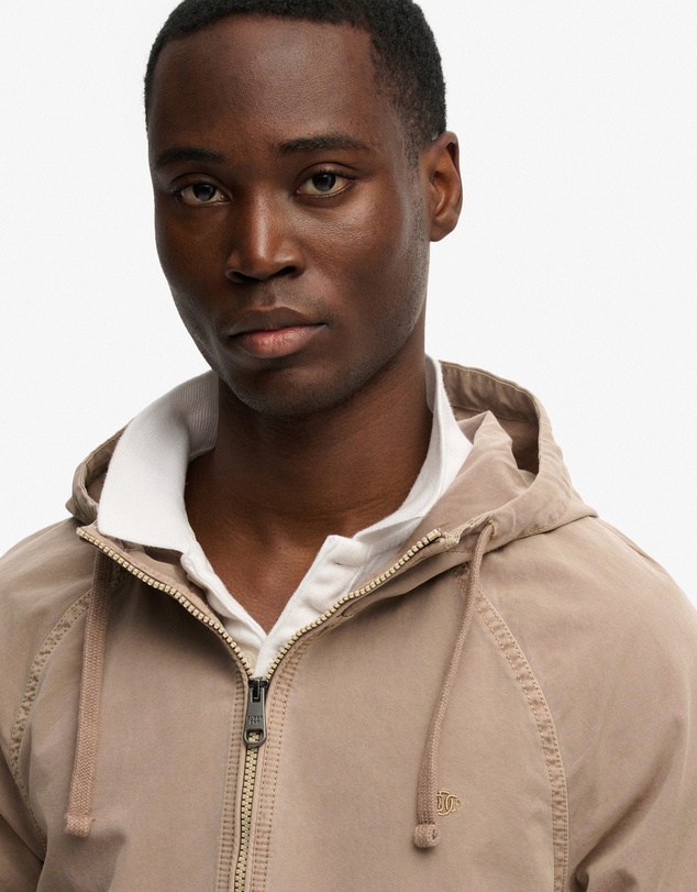 Superdry - Hooded Washed Twill Jacket
