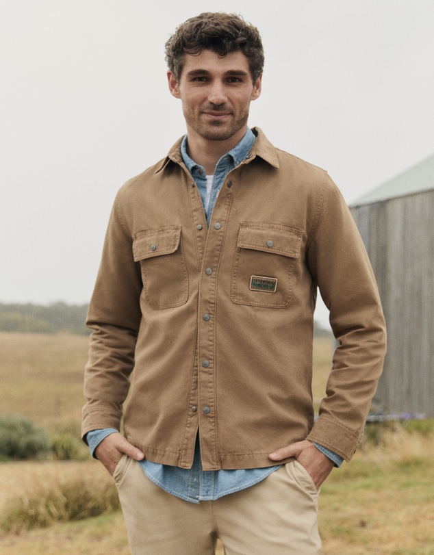 Country Road - Workwear Garment Dyed Canvas Overshirt