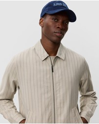 Les Deux - Como Pin Light Wool Coach Jacket