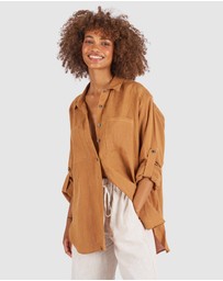 CAMIXA - Luna Oversize Linen Shirt