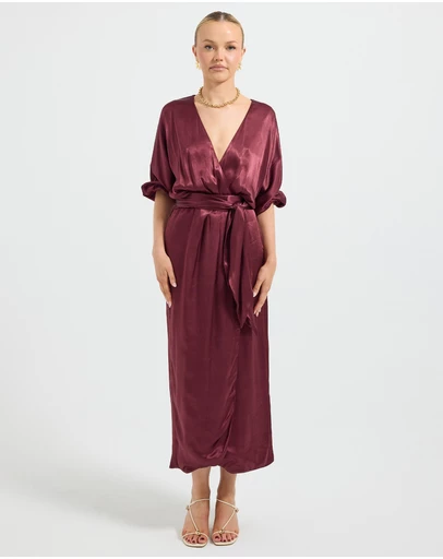 Pasduchas - Quinn Wrap Midi Dress