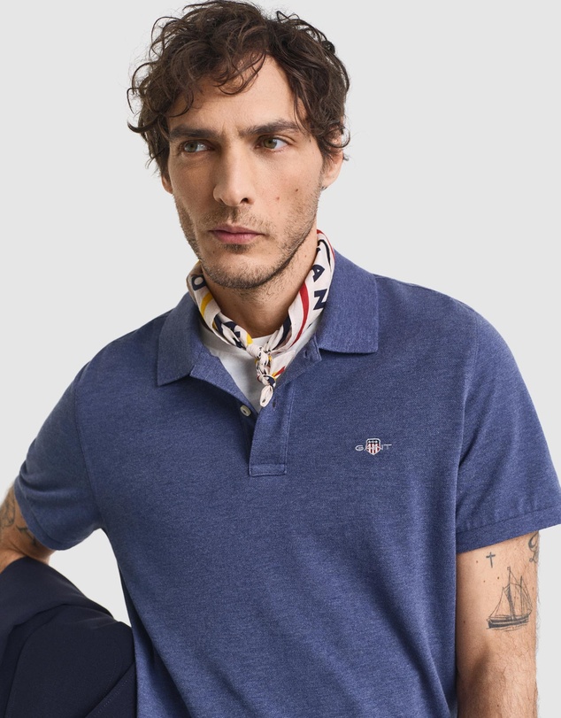 Gant - Regular Fit Shield Piqué Polo Shirt