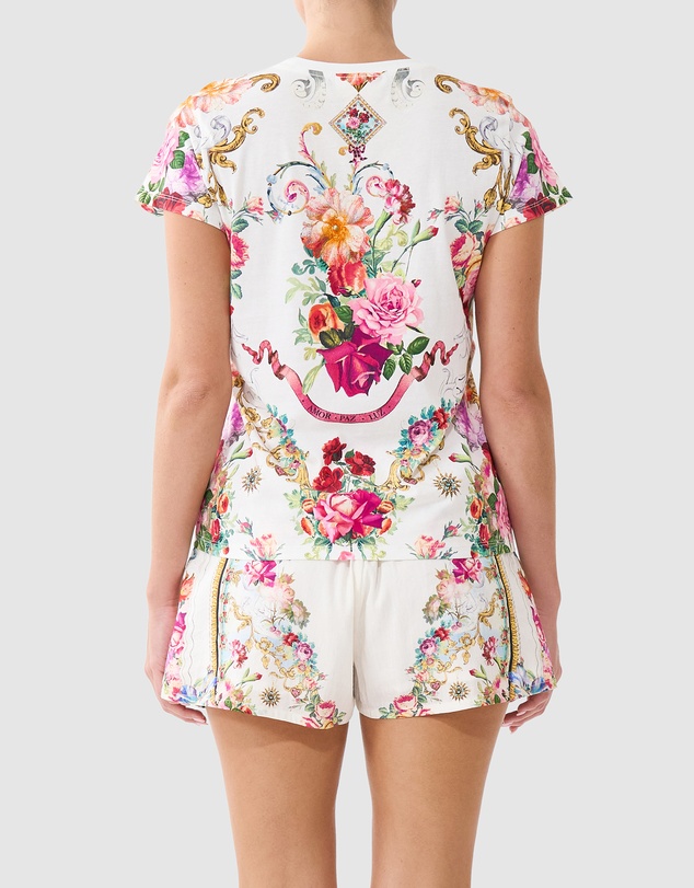 Camilla - Slim Fit Round Neck T-Shirt