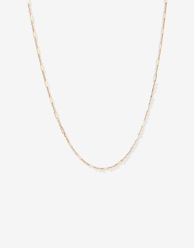 Michael Hill - 1.6mm Wide Paperclip 3 and 1 Chain in 10kt Yellow Gold