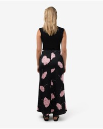 Forcast - Felicia Floral Satin Skirt