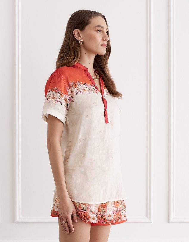 Aqua Blu Australia - Bouquet Taylor Shirt