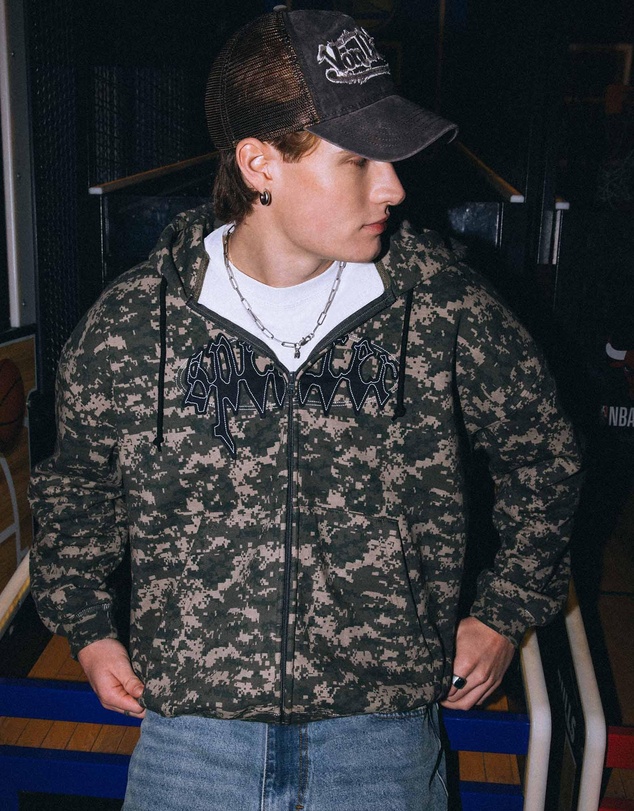 Spencer Project - Nichols Camo Zip Hoodie