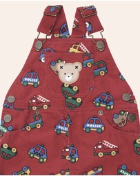 Huxbaby - Vroom Vroom Cord Overalls - Babies-Kids