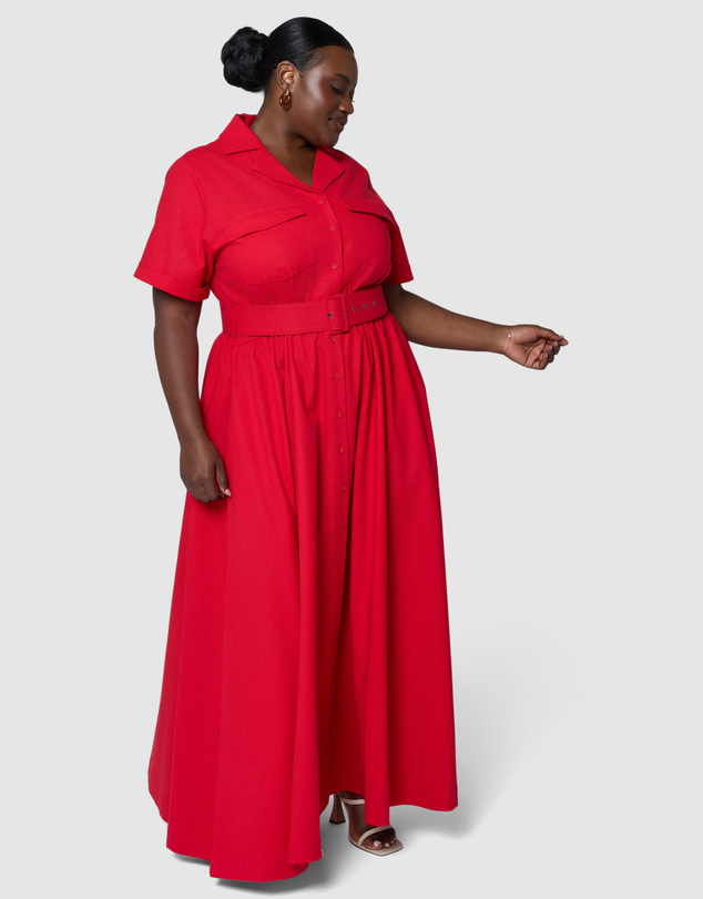 Something 4 Olivia - Gabrielle Linen Maxi Dress