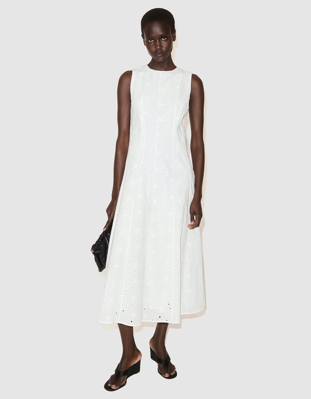M.N.G - Embroidered Midi Dress