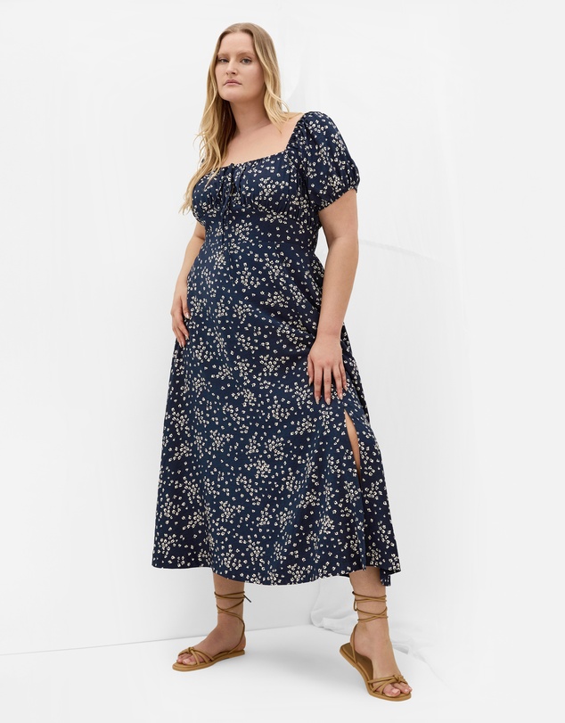 City Chic - Abbigail Print Lined Maxi Dress
