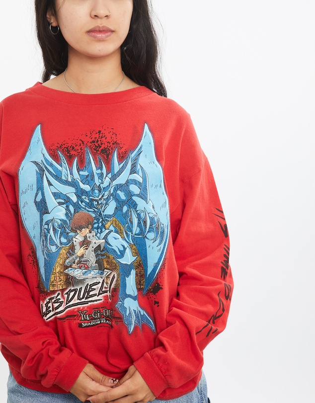 Vintage by The Real Deal - Pre Loved - Vintage 1996 Yu-Gi-Oh Long Sleeve Tee