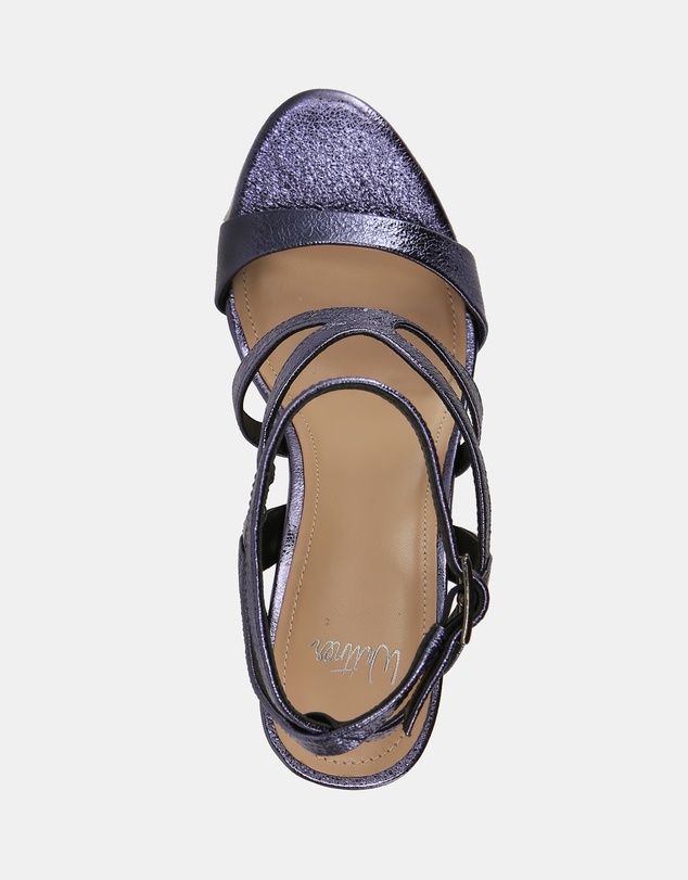 Wittner - Uma Metallic Leather Stiletto Sandals