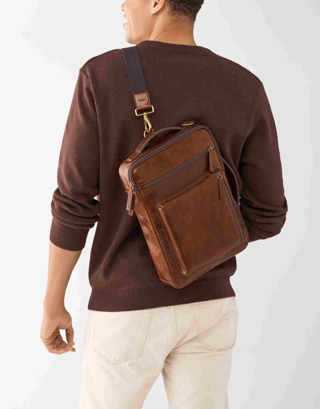 Fossil - Fossil Buckner Brown Laptop Bags MBG9598222