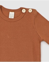 WITH LOVE FOR KIDS - Basics Thick Ribbed Long Sleeve Top - Kids
