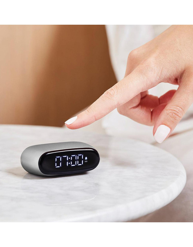 Lexon - Lexon Minut Mini Alarm Clock - Alu Polish