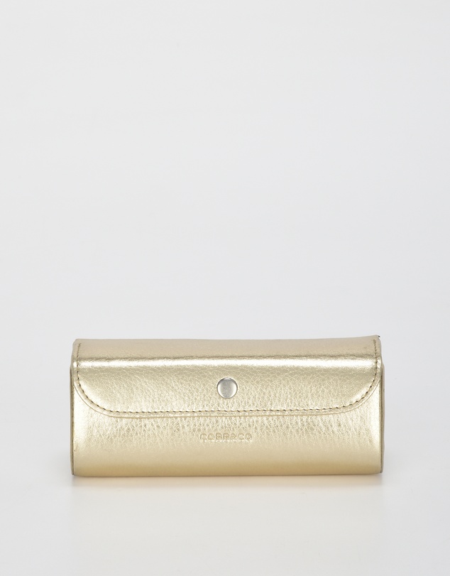 Cobb & Co - Idol Metallic Leather Glasses Case