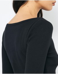 AERE - Ribbed Long Sleeve T-Shirt