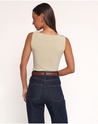 Petal & Pup - Lainey Twist Knit Top - Sage