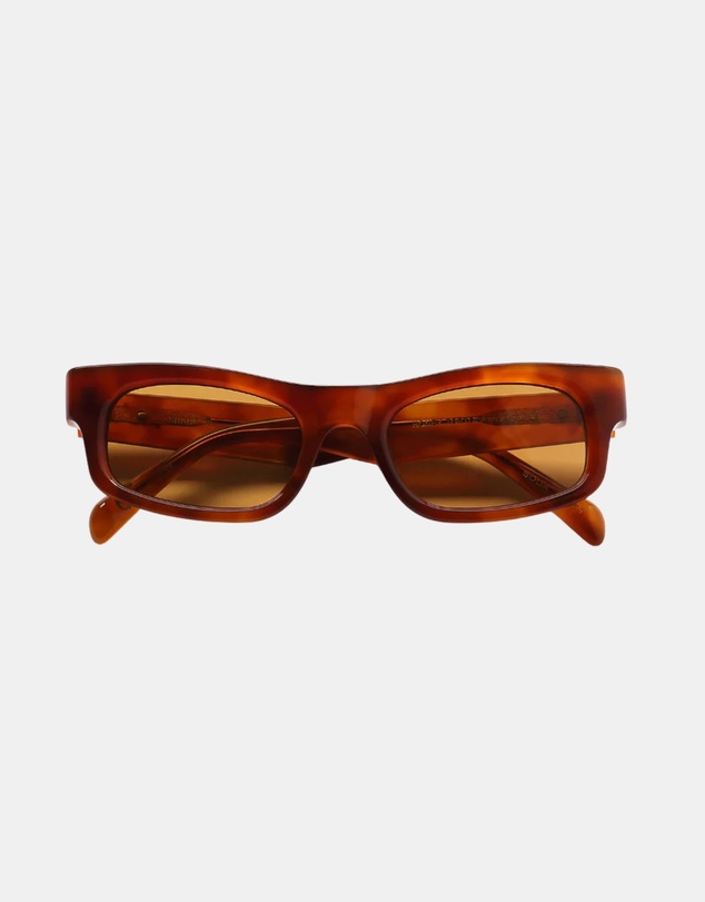 Soda Shades - Rozalia Russia x Soda Shades - Shade 003 Honey Tortoise Brown Lens