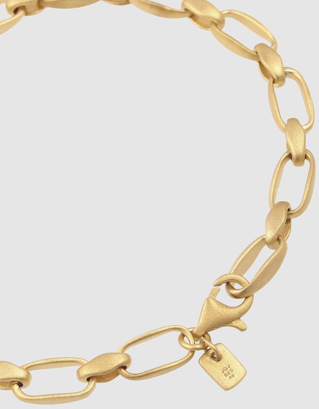 Kuzzoi - ICONIC EXCLUSIVE - Classic Link Chain Bracelet in Gold-Plated 925 Sterling Silver