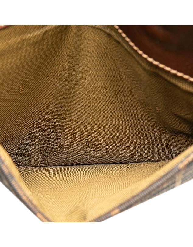 Pre-Loved by Azura Reborn - Pre-Loved fendi FF Logo Canvas Shoulder Bag